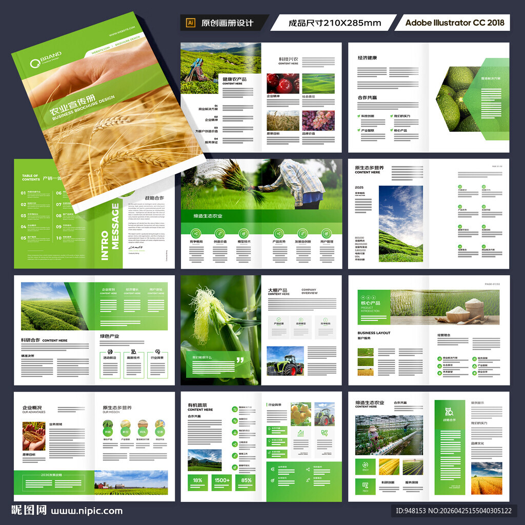 农产品画册