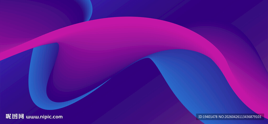 绚丽渐变流体背景图案