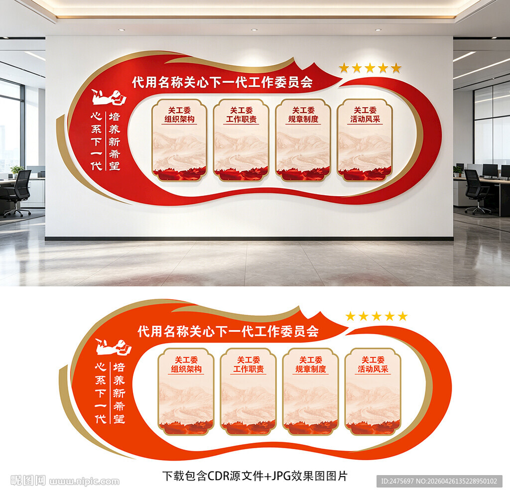 关工委文化墙