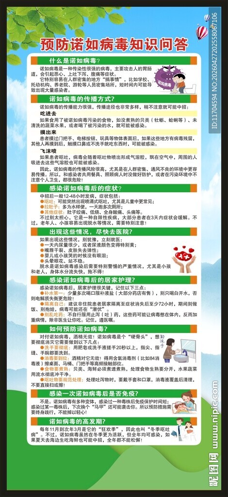 健康教育知识展架