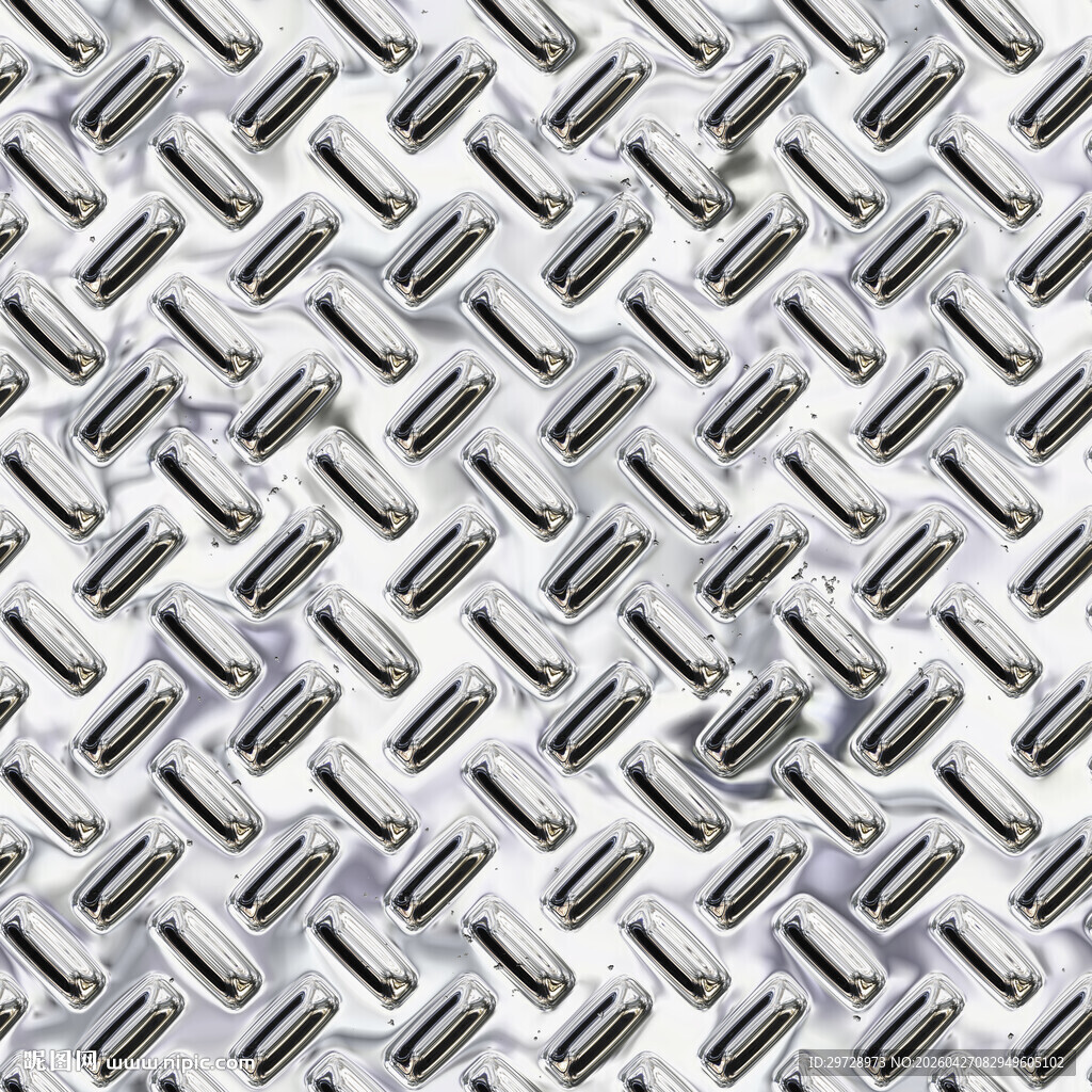 金属菱形花纹钢板纹理