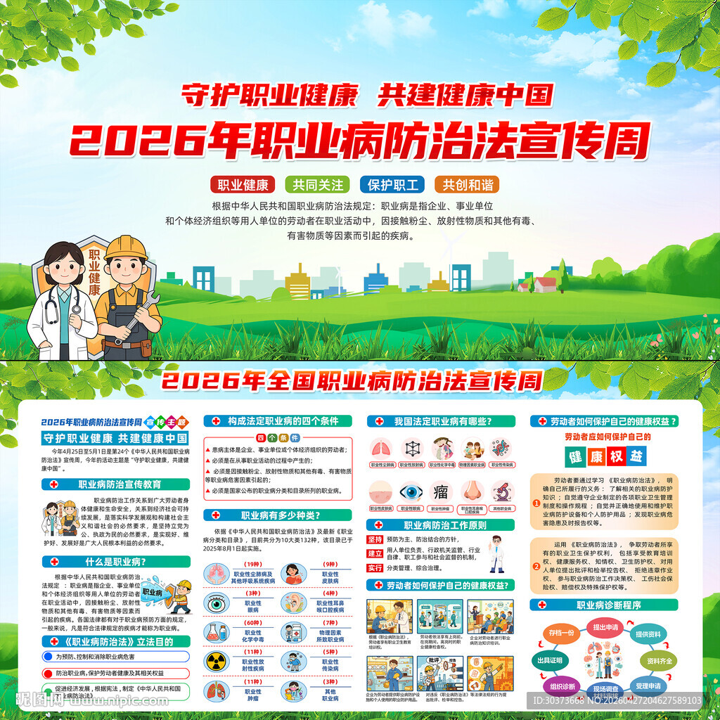 职业病防治法宣传周