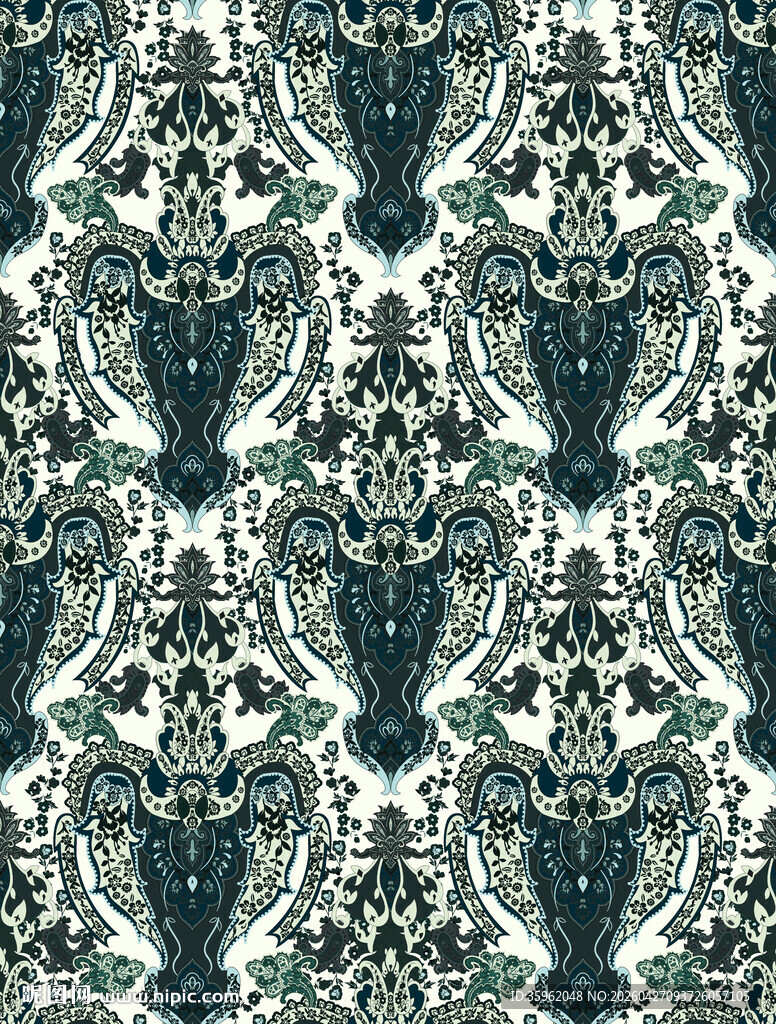 复古几何花纹图案