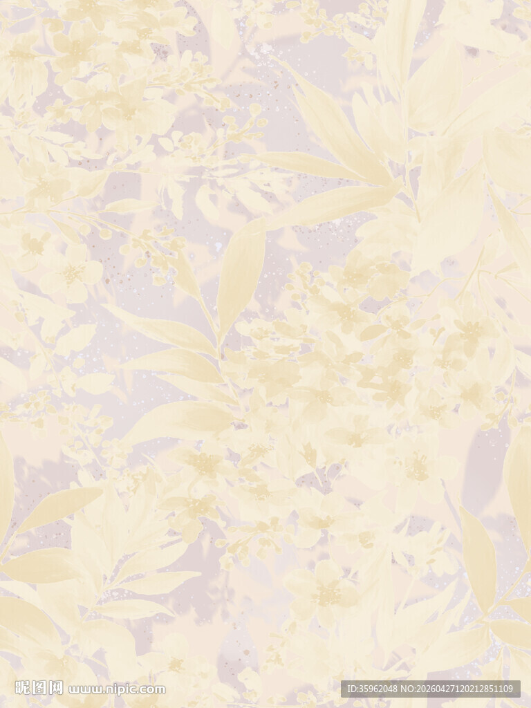 淡彩花卉纹理背景图案