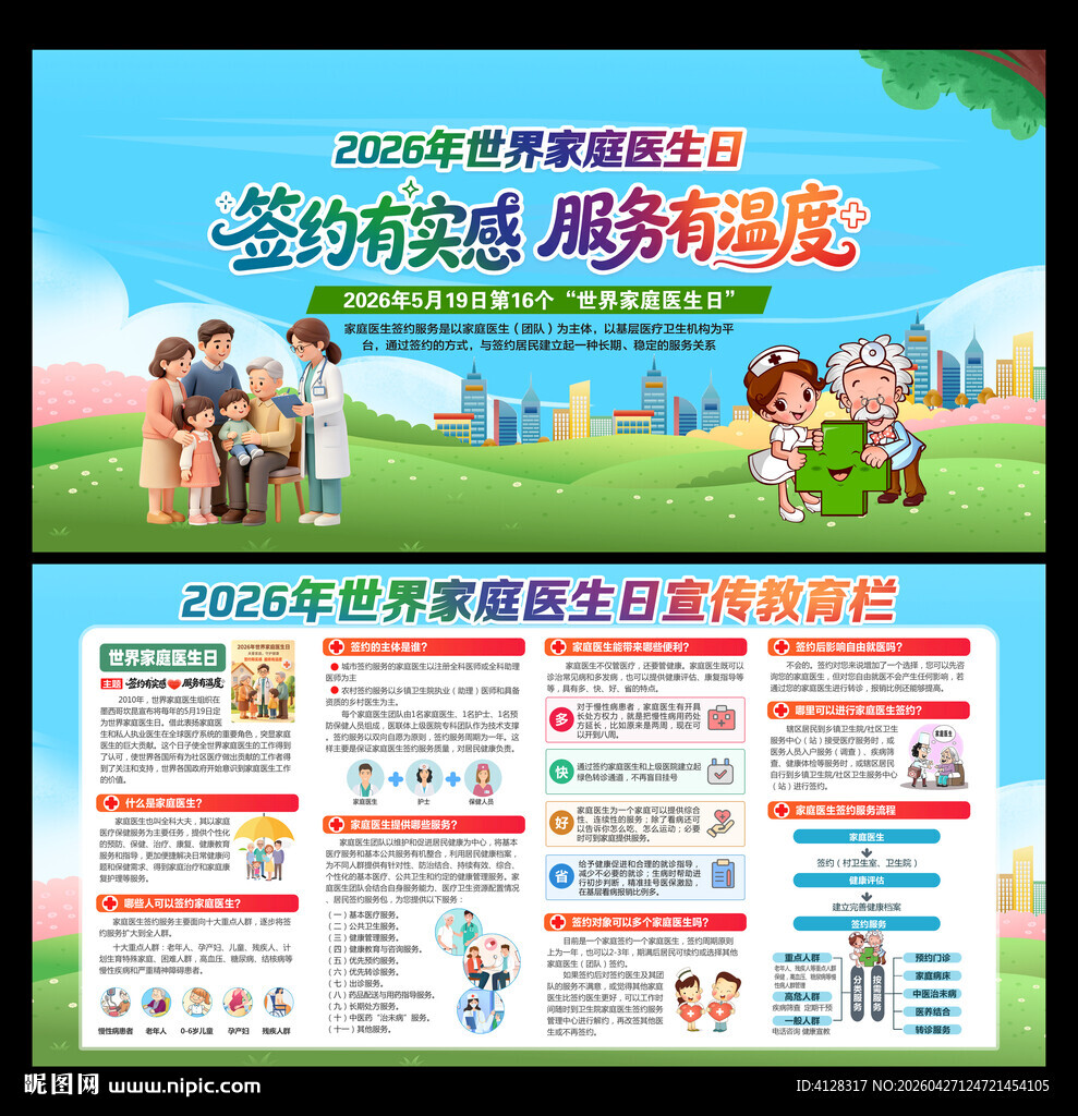 2026世界家庭医生日宣传栏