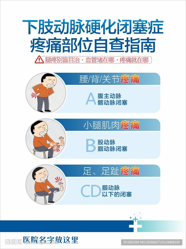 动脉硬化闭赛症自查