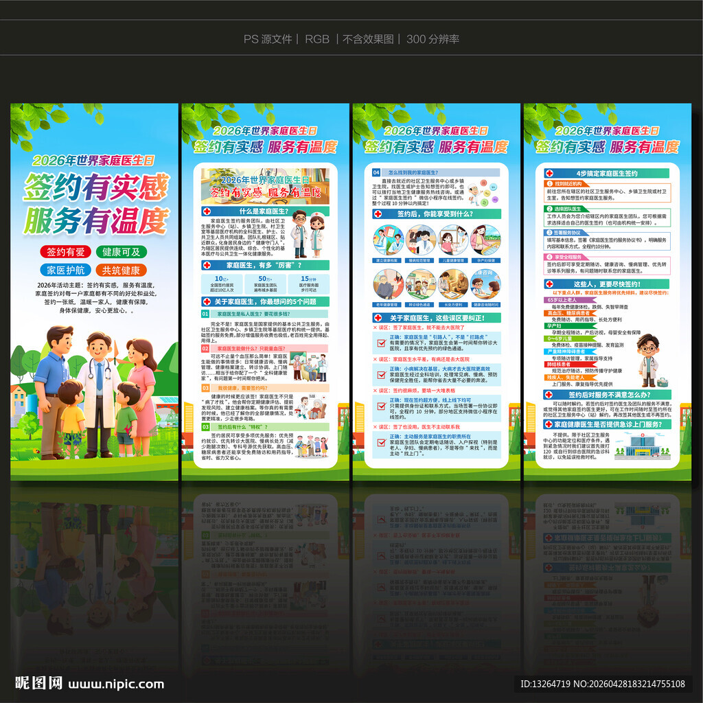 2026世界家庭医生日展架