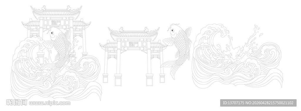 鱼跃龍门源文件未转曲