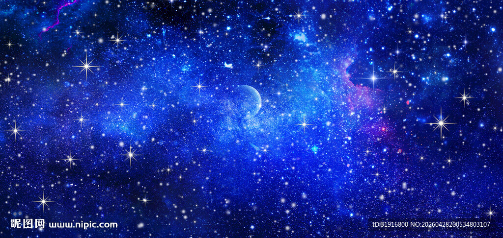 蓝色星空软膜天花