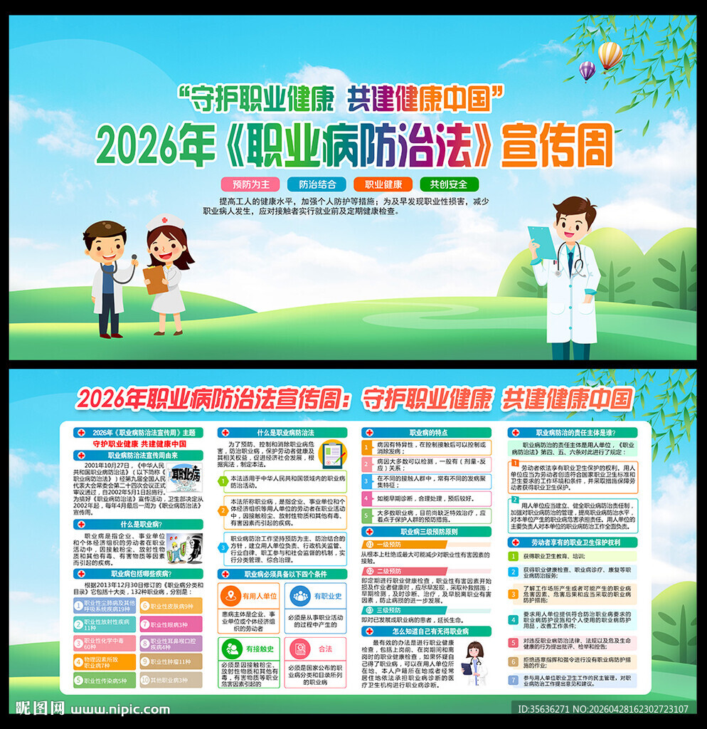 2026职业病宣传栏