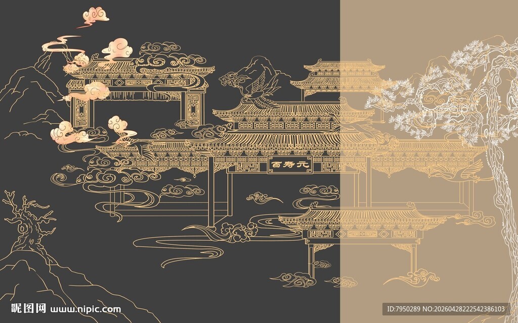 中式古典花鸟山水装饰画