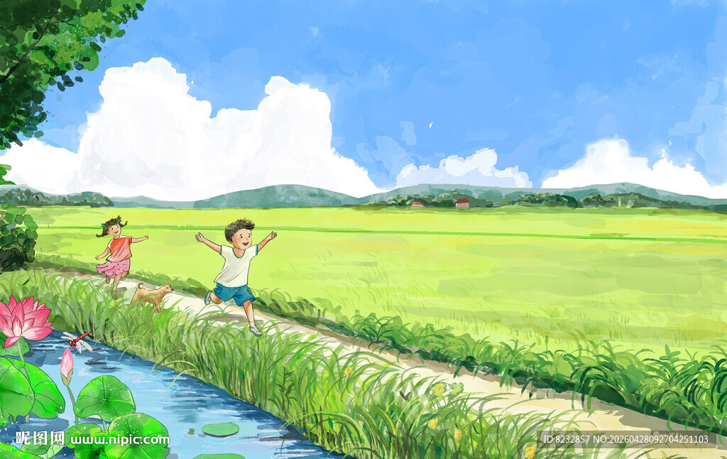 夏天来了夏日农村家乡的日子