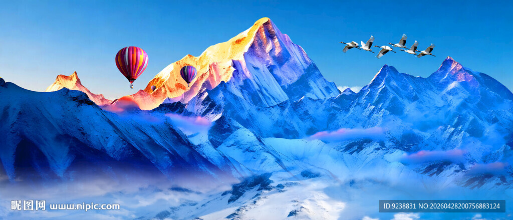 珠峰雪山