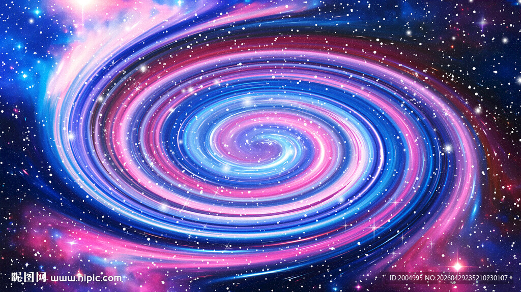 绚丽旋涡星空吊顶