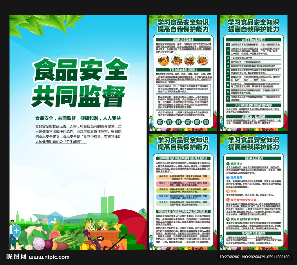 食品安全展板