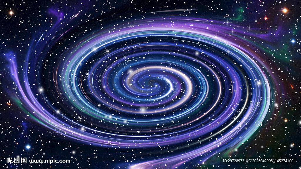 旋涡星空背景