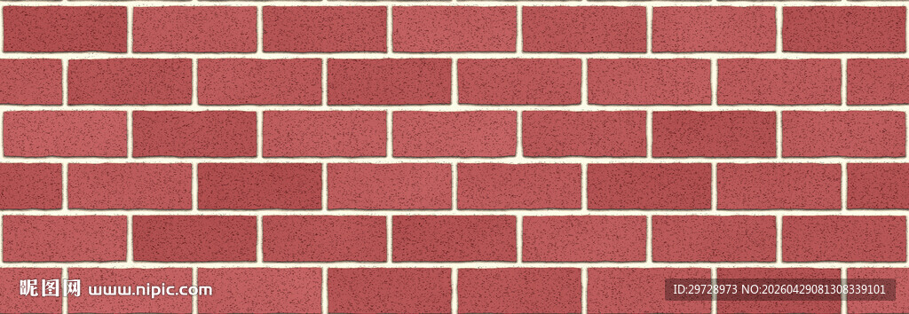 高清红砖墙面纹理背景图