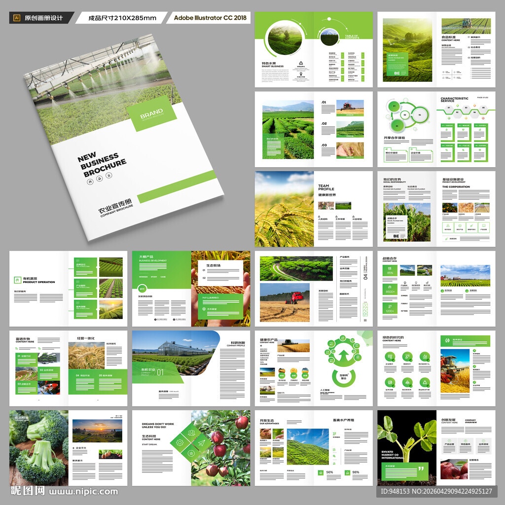 农业合作社画册