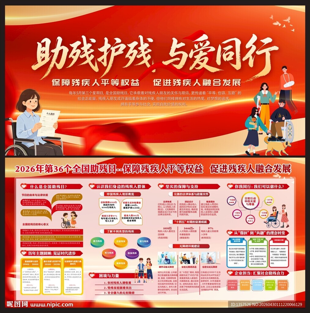 2026助残日展板