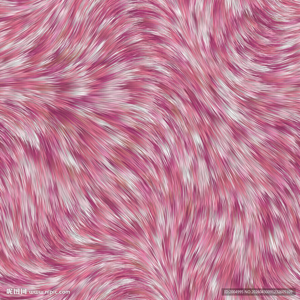 粉色毛发纹理