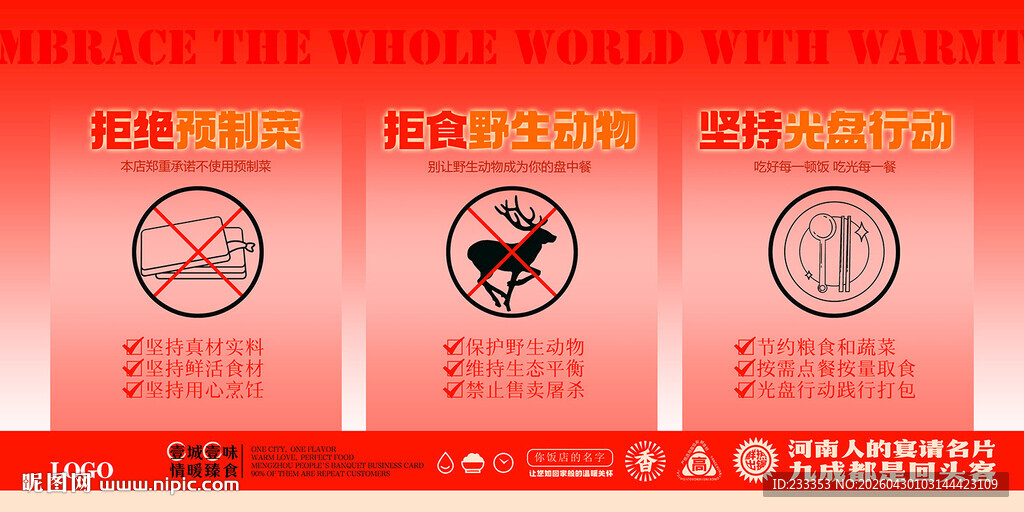 禁止行为标识牌展示