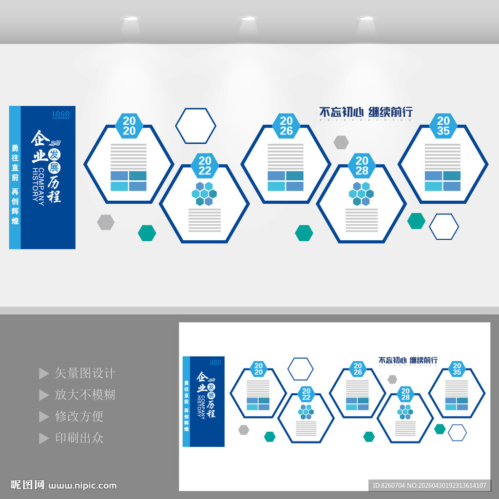 企业发展历程文化墙