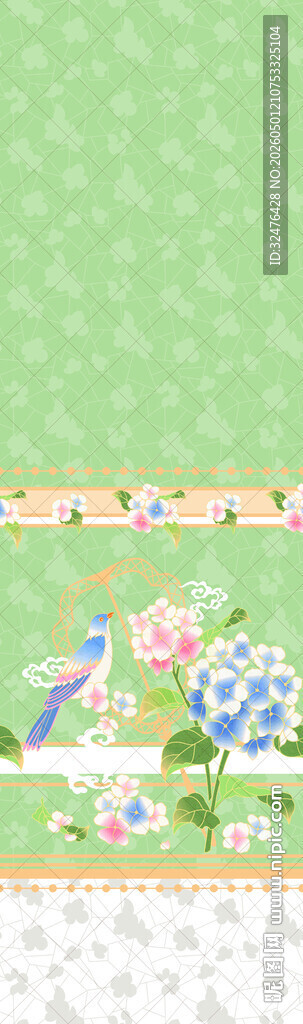 清新花卉汉服