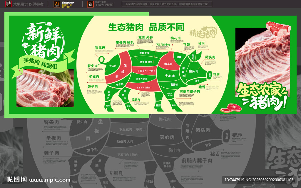 猪肉宣传文化