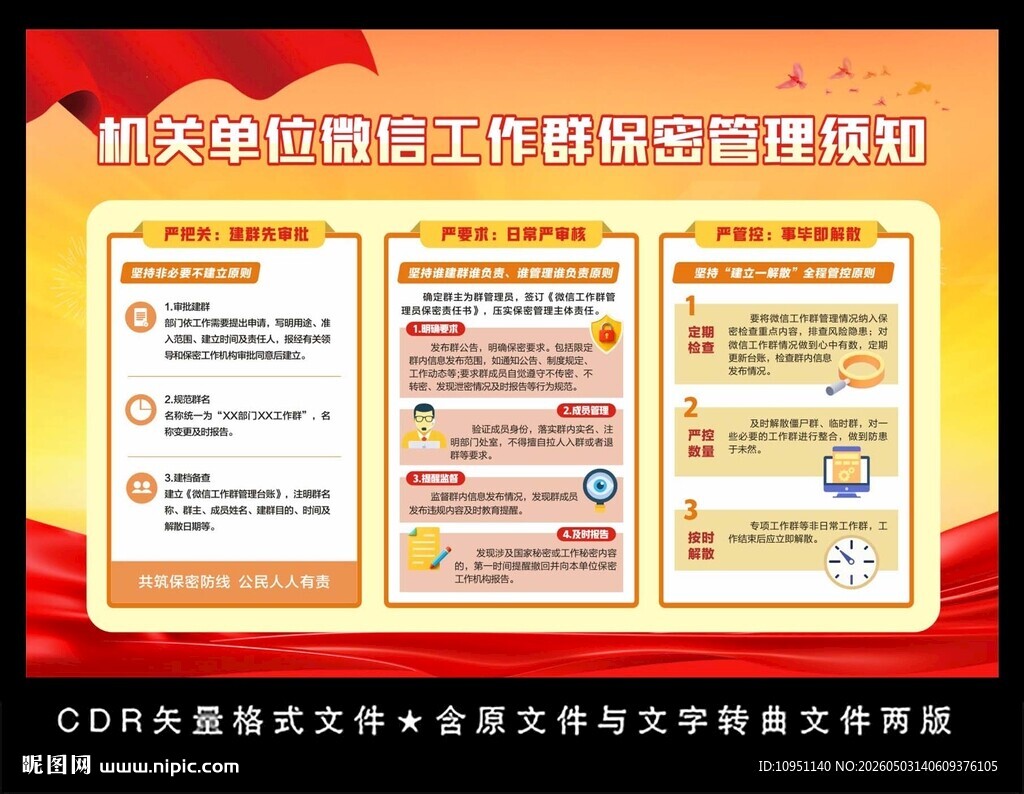 微信工作群保密管理