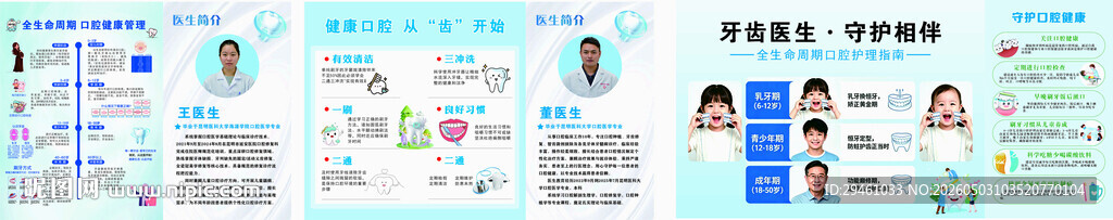 口腔医院展示海报