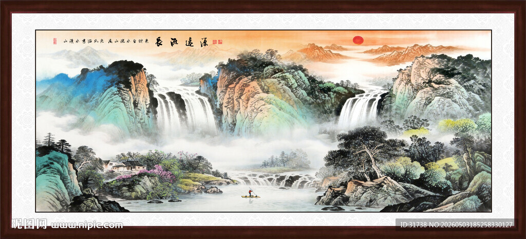 富山春居图