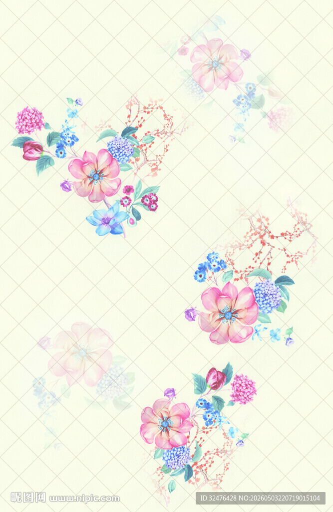 花卉图案背景