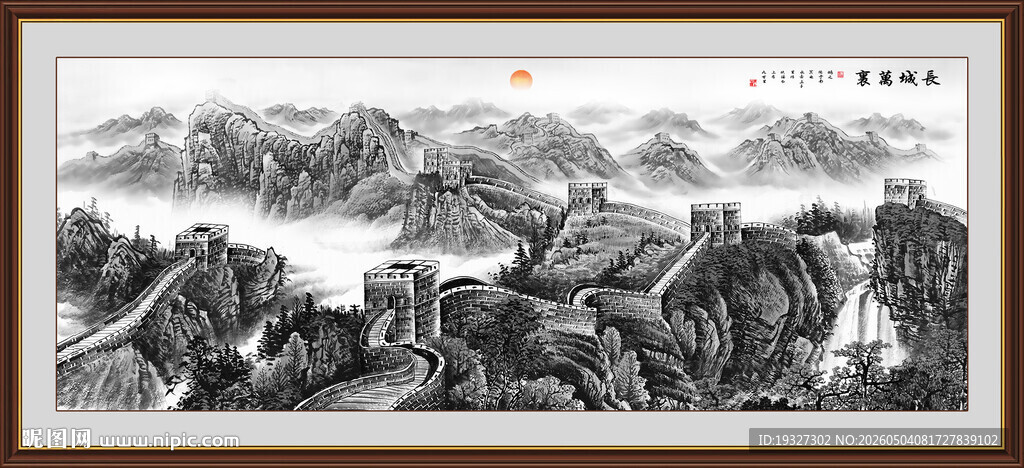 长城背景图