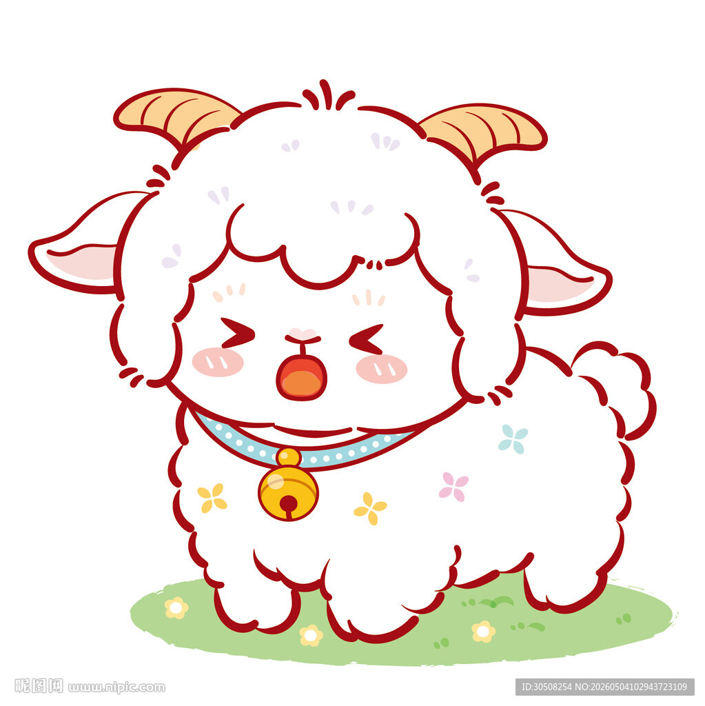 可爱小羊 萌态十足