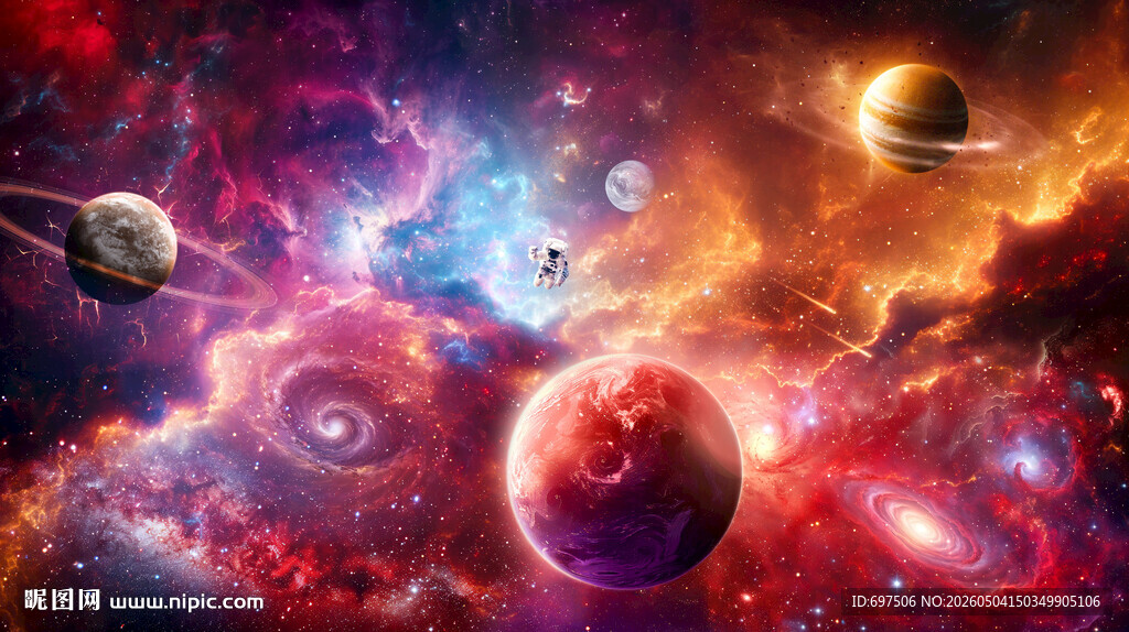 外太空漩涡宇宙星球银河星空背景