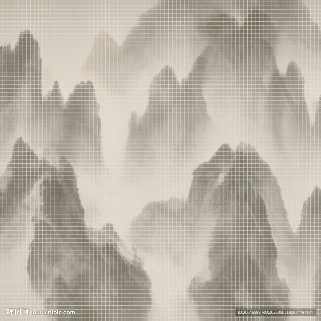水墨山水意境图
