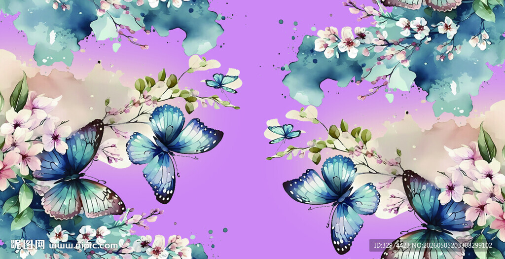 蝴蝶定位花