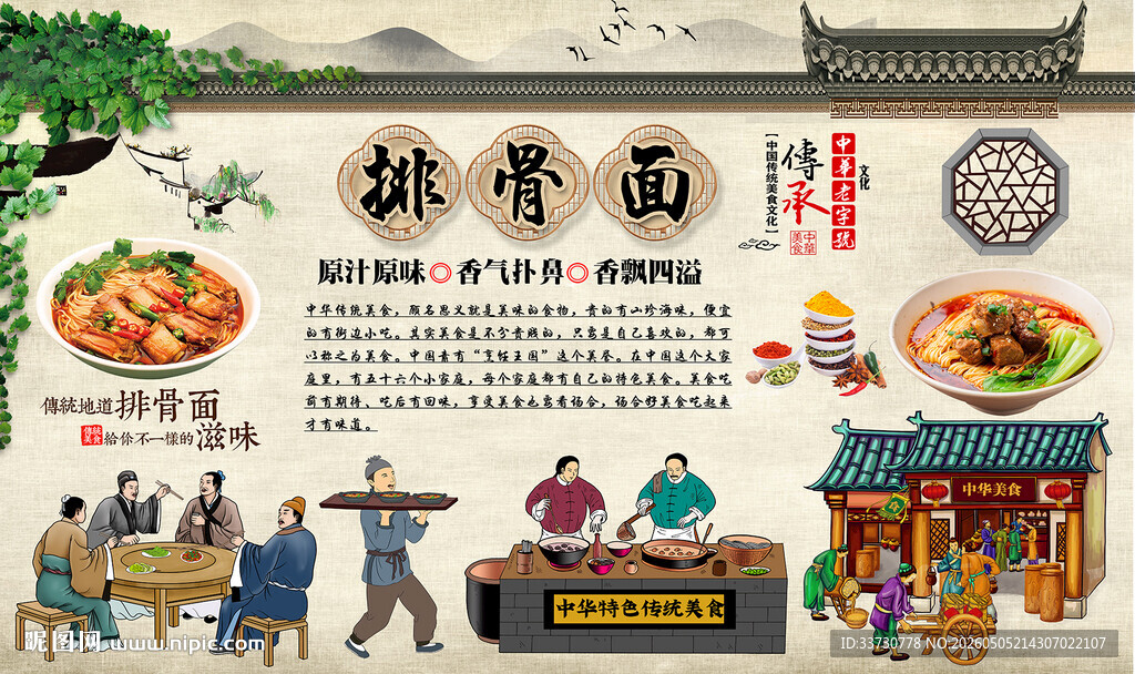 排骨面