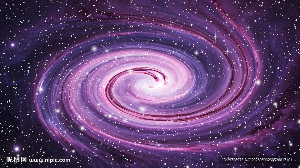 紫色宇宙星空吊顶