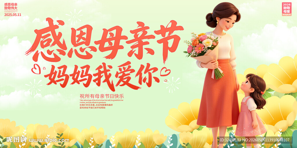 母亲节活动背景