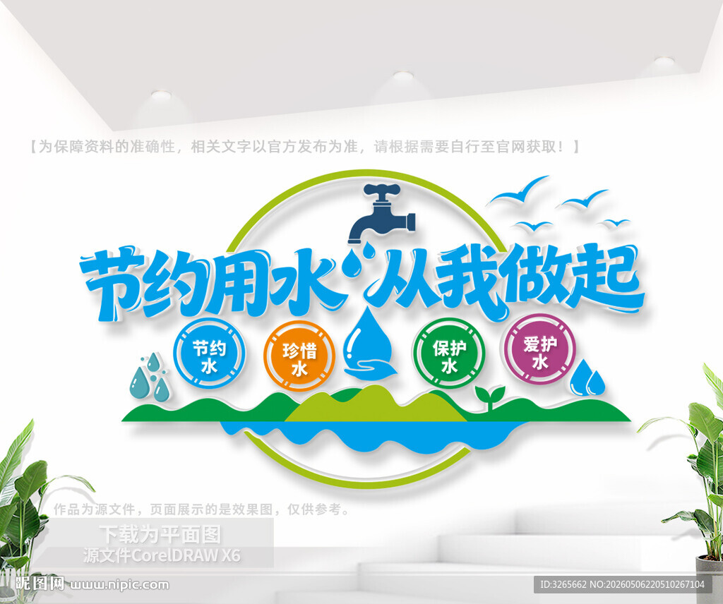 节约用水文化墙