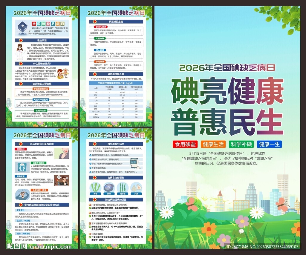 防治碘缺乏病日