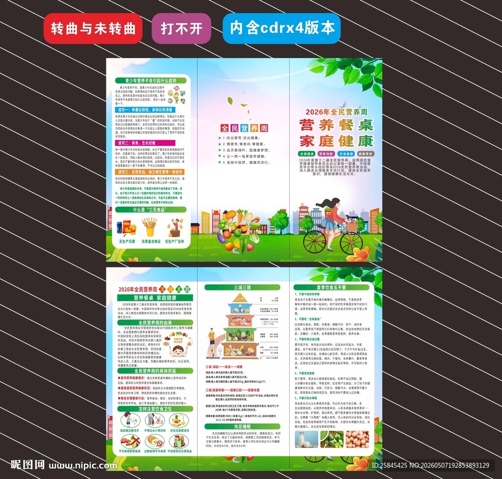 2026年全民营养周折页