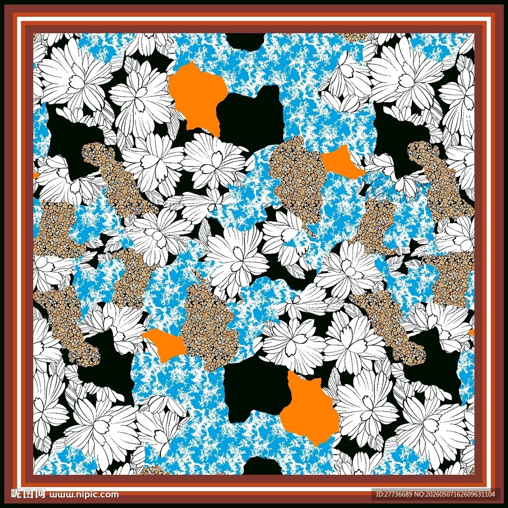 抽象几何图案装饰画