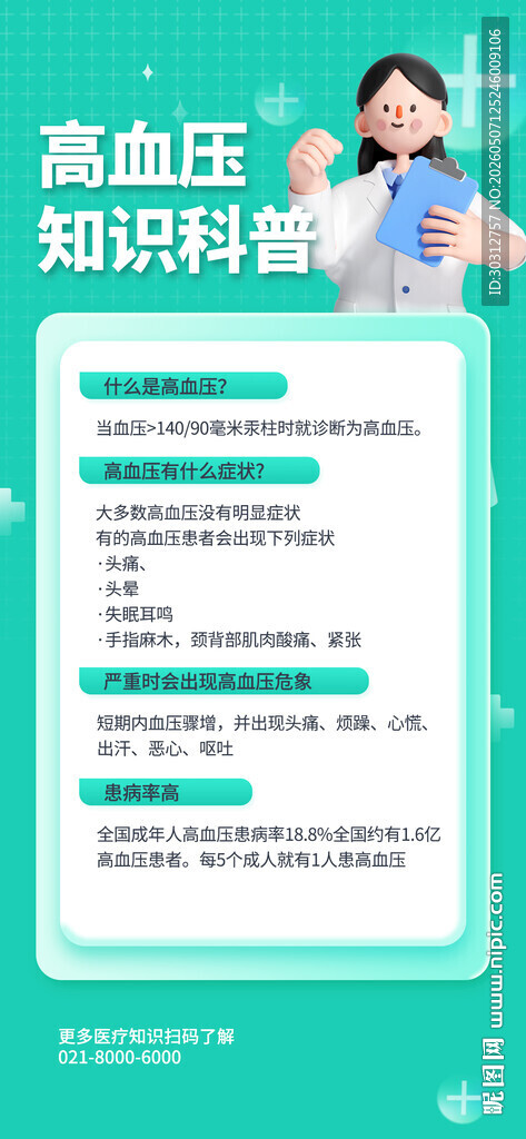 高血压知识科普界面
