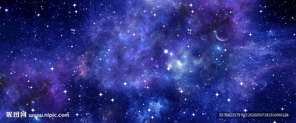 蓝色星空软膜天花