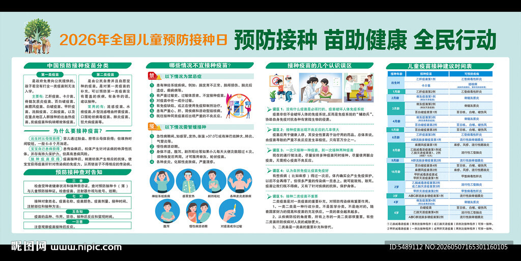 儿童预防接种