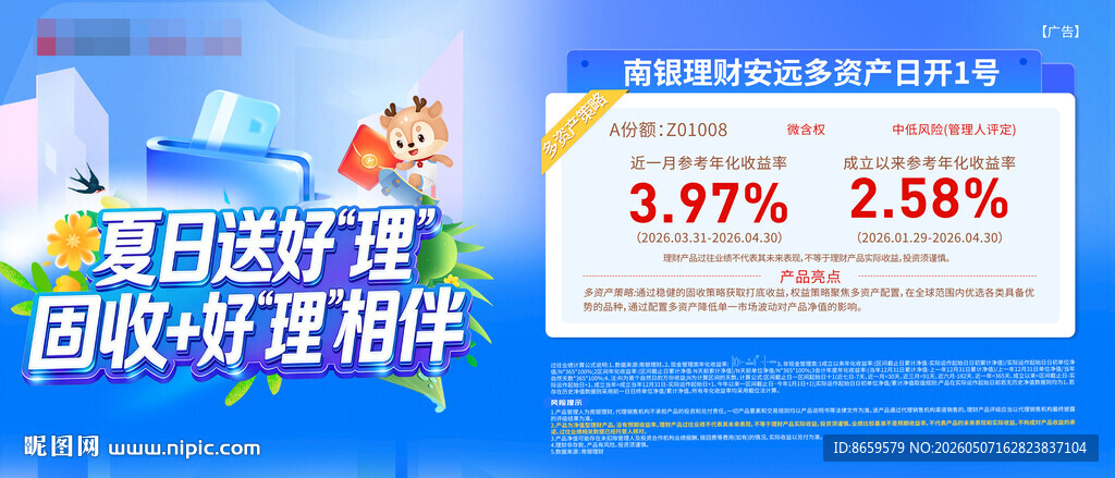 银行理财海报