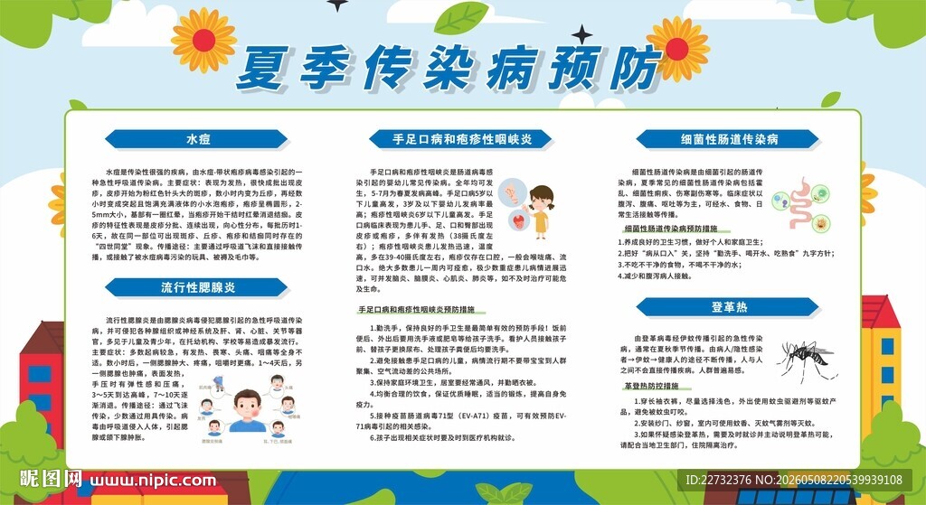 夏季传染病预防知识