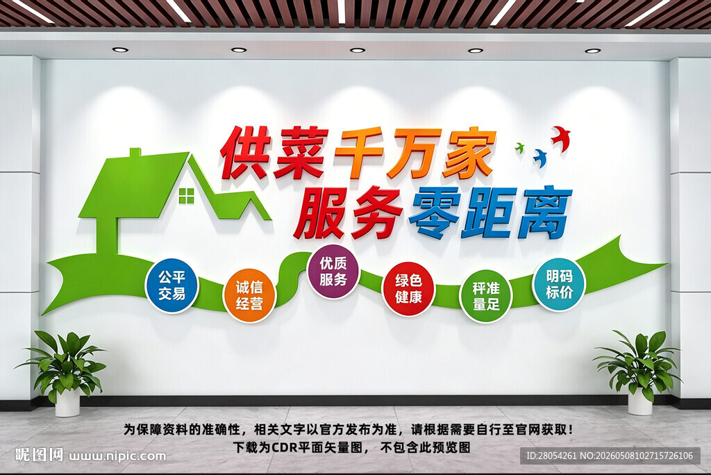 菜市场文化墙